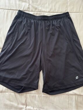 Men's Black Athletic Shorts Sz Large